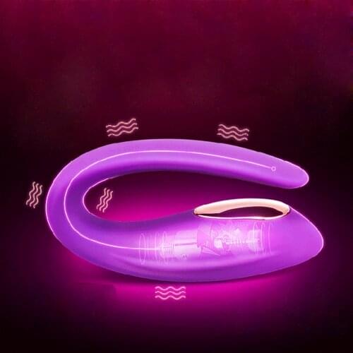 MQFORU Wireless Vibrator Adult Toys For Couples USB Rechargeable Dildo Silicone Stimulator Double Vibrators Sex Toy For Woman