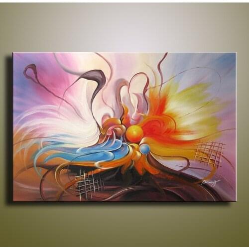 Handmade oil painting on canvas modern 100% Best Art Abstract oil painting original directly from artis XD1-247