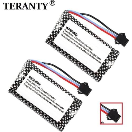 7.4v 1300mAh Li-ion battery wiith charger for Watch Gesture Sensing Twisted RC stunt car 18650 7.4v battery FOR RC Cars