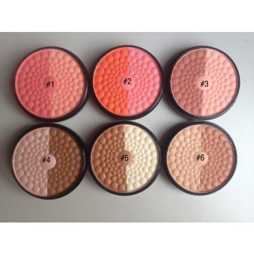 Makeup Meteorites llluminating pressed powder cheek is red with brush net 15g