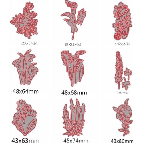 Animal Flower Metal Cutting Dies Stencils For DIY Scrapbooking Decorative Embossing Paper Cards Handcraft Die Cutting Template