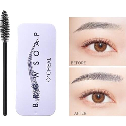 Natural Colorless Eyebrow Styling Cream Eyebrow Enhancers Waterproof Long Lasting Eyebrow Styling Soap Styling Cosmetic TSLM1
