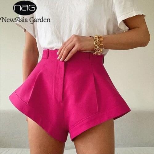 NewAsia Garden Women's High Waist Shorts