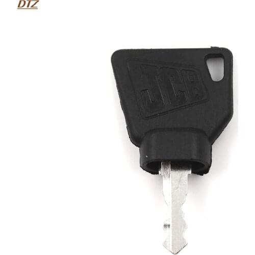 Brand New 2PCS Black JCB 3CX Parts Digger Plant Keys Equipment Ignition Stainless Steel Key For Switch Starter