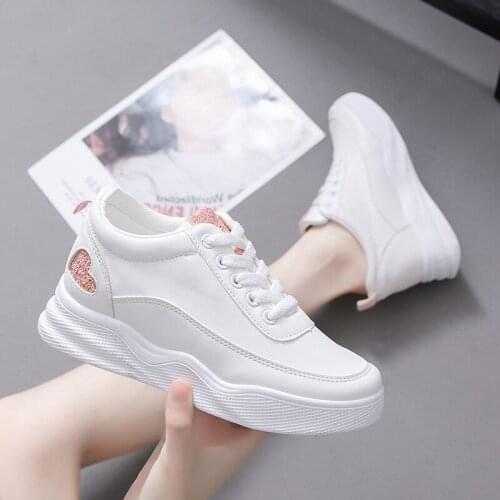 New increase in love womens shoes student shoes casual breathable deodorant slip spring autumn winter platform shoes