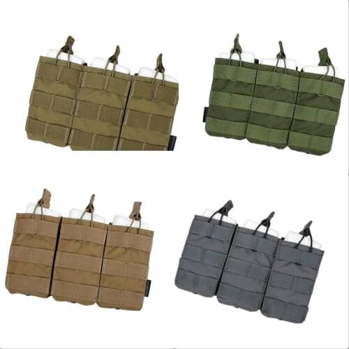 TMC2971 Hunting Tactical Vest Triple bag Molle Magazine Pouch for 5.56