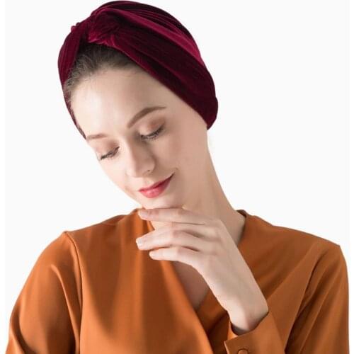 Oaoleer Simple Wild Fashion Lady Hair Cloth Bow Knot Headband Cross Top Knot Elastic Hair Bands Soft Solid Twisted Knotted