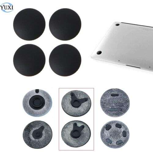 YuXi 4pcs Rubber Laptop Bottom Case Feet Pad Cover For Macbook Pro A1278 A1286 A1297 Retina A1398 A1534 Air A1466 A1465 A1706