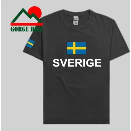 Sweden Sverige man t shirts Swedish Swede tshirt jerseys nation team t-shirt meeting fitness gyms clothing tees country SE shirt