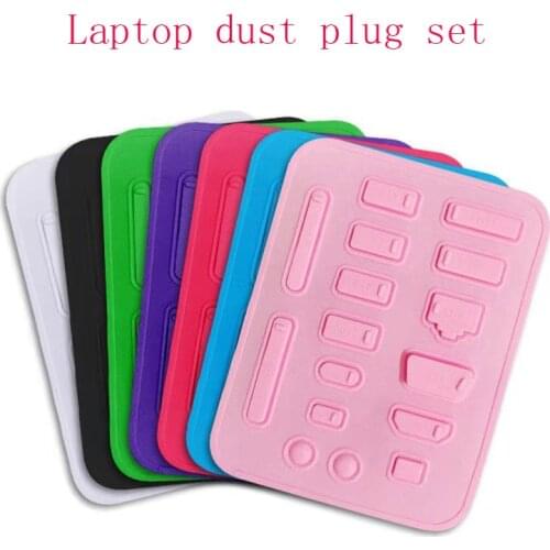 30sets Silicone Anti Dust Plug Cover Stopper Dust Plug Laptop Dustproof USB Port RJ45 Interface waterproofCover 16pcs/set