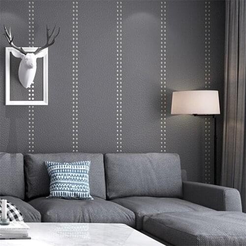Wellyu High end Simple modern plain wallpaper soft pack living room bedroom TV background wall 3d deerskin non-woven wallpaper