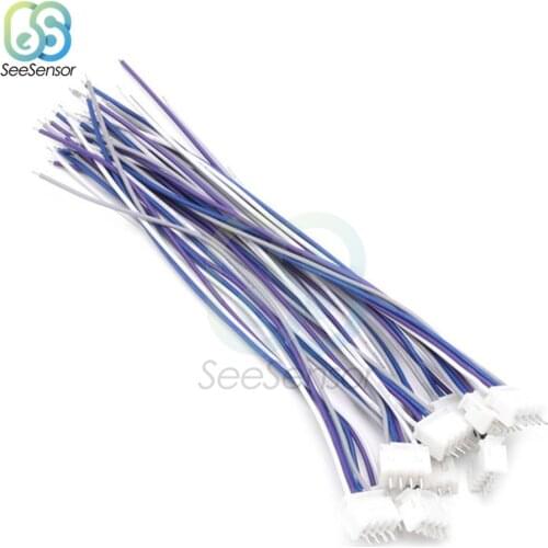 1pcs 5pcs Mini Micro 3S1P 4 Pin Plug With Wires Cables 15cm Connector Plug
