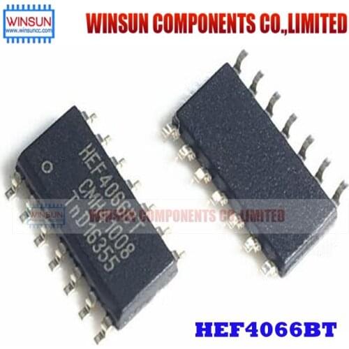 10PCS/LOT HEF4066BT SOP14 SPST4 HEF4066 Brand New Original