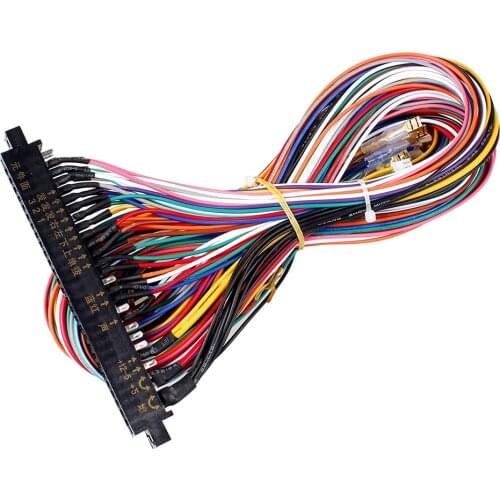 Arcade JAMMA 56 Pin Wire Wiring Harness Jamma 60-in-1 board Arcade PCB Cable For Arcade Machine Video Game Consoles