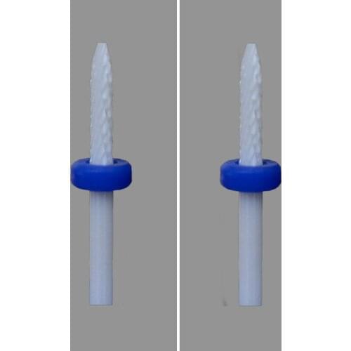 White Ceramic Nail Drill Bit-4 Pcs/Lot - Under Nail Cleaner Bit - (0035.023)