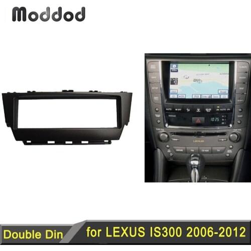 Din CD DVD Stereo Audio Panel For Lexus IS300 Fascia Radio IS 300 Refitting In-Dash Mount Install Dash Kit Face Plate