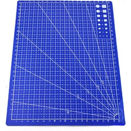 A4 Grid Cutting Mats Double-sided Self Healing Cutting Plate Cut Cardboard PVC Manual DIY Patchwork Cutting Pad 30*22cm