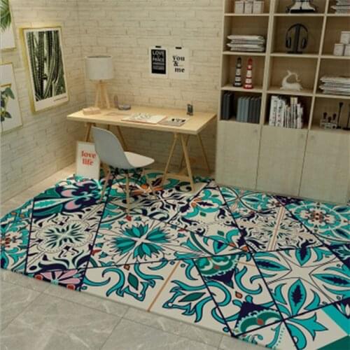 Geometric Abstraction Retro Stripe Modern Area Rugs for Living Room Tea Table Sofa Beside Carpet Non-Slip Kids Play Floor Mat