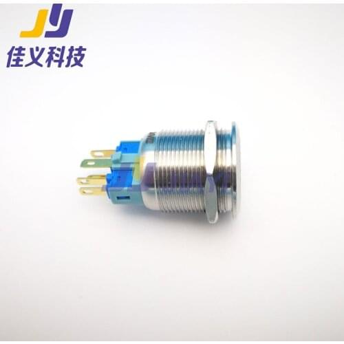 Hot Sale Spare Parts Start-Stop Button Self Locking 5 Colors Metallic Switch Power Button for Allwin Wit-Color Inkjet Printer