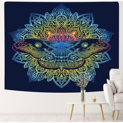 Hippie Tapestry Witchcraft Psychedelic Background Cloth Background Wall Decoration Cloth Tapestry Home Art Deco Mural