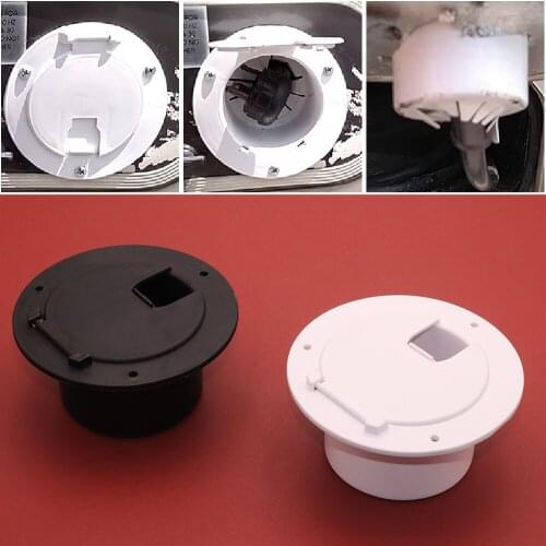 JEAZEA 1XPP Plastic Hatch Round Wire Compartment Cover RV Wire Lock Box Junction Box Hub For Boat Marine Port Trailer Protection