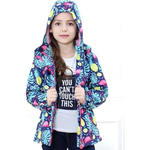 2019 Autumn/Winter Girls Jackets And Coats Windproof Waterproof Kids Warm Polar Fleece Coats Children Outerwear