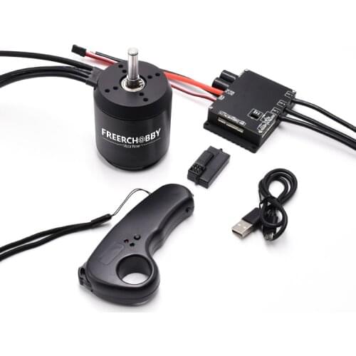 3250W 6374 190kv brushless motor FRC vesc 6 controller board with nano remote for electric skateboard