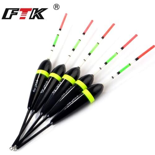 FTK Fortune Paulownia 10 Pcs/Lot Bobber Fishing Float Length 20-25 CM Float 2G 3G 4G 5G 6G For Carp Fishing