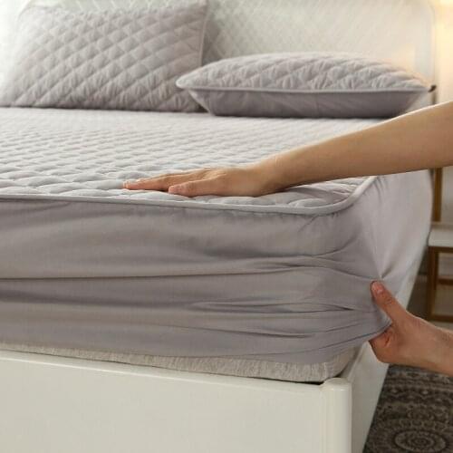 100% Waterproof Mattresses Cover Washable Bed Cover Thickened Mattress Protector Fitted Bedspreads Bed Sheet Anti-mites Pad