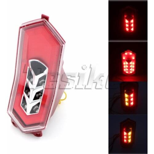 LED motorcycle taillight For YAMAHA YZF R1 2015 2016 2017 Diesel Chrome Brake Turn Signals Integrated