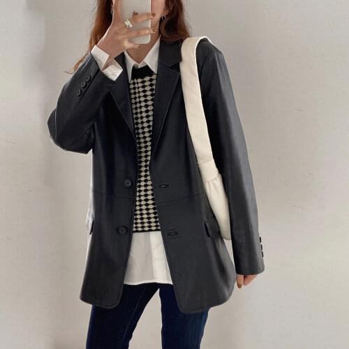 Tao ting li na Women's Oversized Jackets