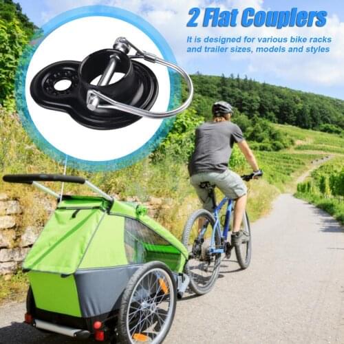 2pcs Bicycle Rear Racks Coupler Bike Baby Pet Sundries Rear Axle Trailer Hitch Mount Adapter Bike Cycling Accessories