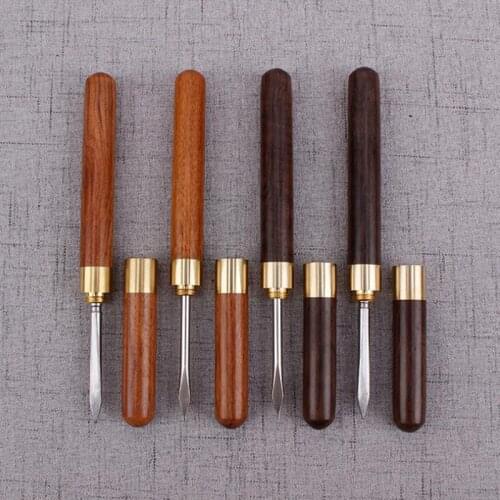 1Pc Kitchen Knife Ebony Rosewood Tea Knife Needle Pick With Wooden Handle Tea Knife For Puer Black Tea Tuos Biluochun Teaware