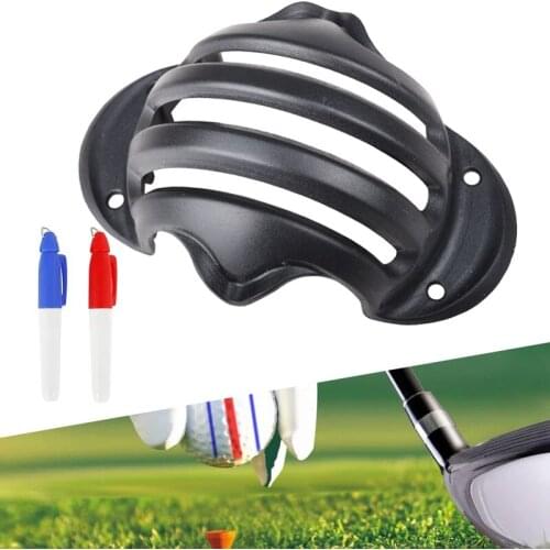 1PC Golf Ball Alignment Line Marker Marks Template Draw Mark Positioning Ball Clip Template Alignment Putting Putt Linear