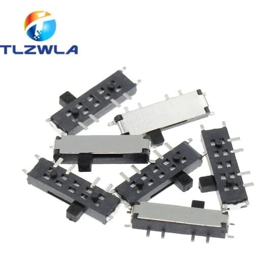 100PCS MSK-12C03-07 8Pin Toggle Switche Micro SMD on-off-on 1P2T Switch