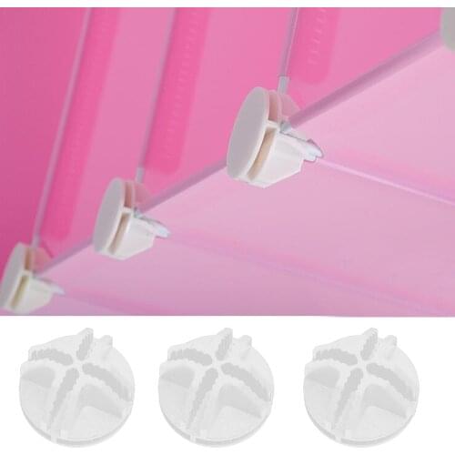 20Pcs Wire Cube ABS Connectors for Wire Cube Storage Shelves Modular Organizer Closet Cabinet Box Clasp Buckle Clip Dropshiping