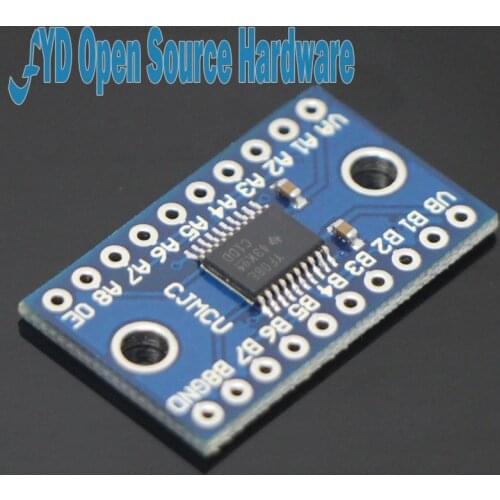 3.3V 5V TXS0108E 8 Channel Logic Level Converter Convert TTL Bi-directional Mutual Convert