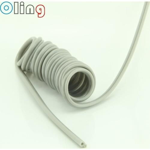 5PCS Dental 2 Holes High Speed Handpiece Hose Dental Chair Unit Tubing Silicone Spiral Pipe Spiral Tube Without Connector SL1118