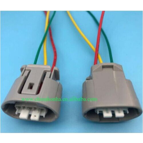 Free shipping 5/10/20/50/100 pcs/lots 3 pin/way Sumitomo Car Generator regulator plug connector 6189-0443 with 15 cm 18AWG wire