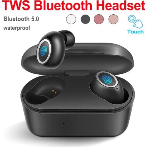 Bluetooth 5.0 Wireless Earphone TWS In Ear phones Handsfree Earphones Sport Earbuds Headset For Phone With Mic