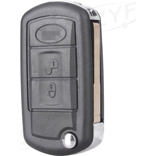 Remote Flip Key Shell Case Fob for Land Rover Range Rover Sport LR3 3 Buttons Auto Accessories