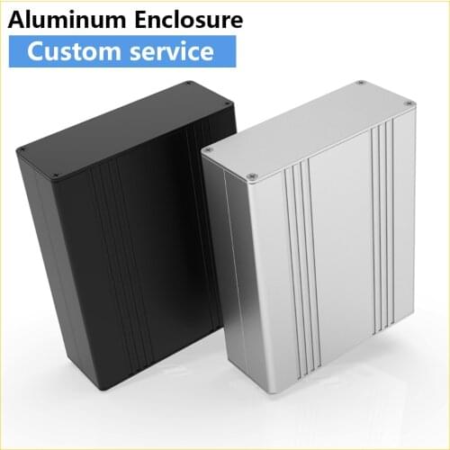 DIY Black Aluminum Enclosure Aadapter Power Resistivity Tester Project Case H11 90*36mm Customization