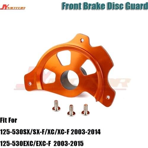 Motorcycle Front Brake Disc Rotor Guard Protector Cover Mounting For SX SXF XC XCF EXC EXCF 125 200 250 300 350 450 530