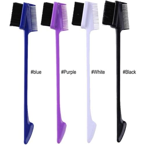 Double Sided Edge Comb Kids Boys Girls Adults Beauty Hair Styling Brush Salon Hairdressing Tools Household Hair Care Brushes