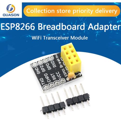 ESP8266 Breadboard Adapter for ESP-01 ESP-01S Model of the ESP8266 Serial To WiFi Transceiver Module Breakout UART Module