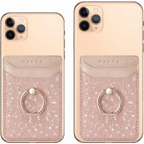 3M Adhesive Phone Holder Back Stand For iPhone X XR 11 Pro Max Bling Wallet Purse Card Holder Ring Holder Suporte Celular Carro