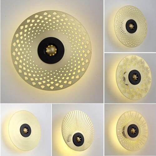 Creative Living Room Led Wall Lamp Simple Postmodern Bedroom Bedside Background Wall Lights For Home Nordic Loft Stairs Fixtures