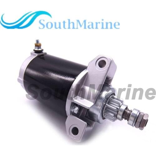 Boat Motor 65W-81800-00 65W-81800-01 65W-81800-02 65W-81800-03 Starter Motor for Yamaha 20HP 25HP 4-Stroke Outboard Engine, 18-6