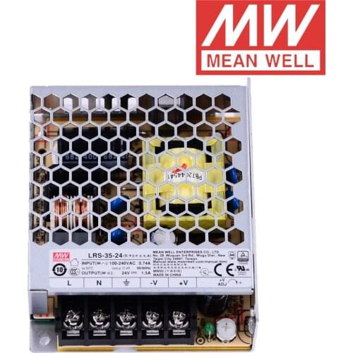 Mean Well LRS-35-24 meanwell 24VDC/1.5A/36W Single Output Switching Power Supply online store
