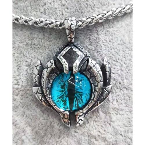 New Punk Ornament Cool Eyes Titanium Steel Stainless Steel Evil Eyes Evil Eye Pendant Necklace Pendant